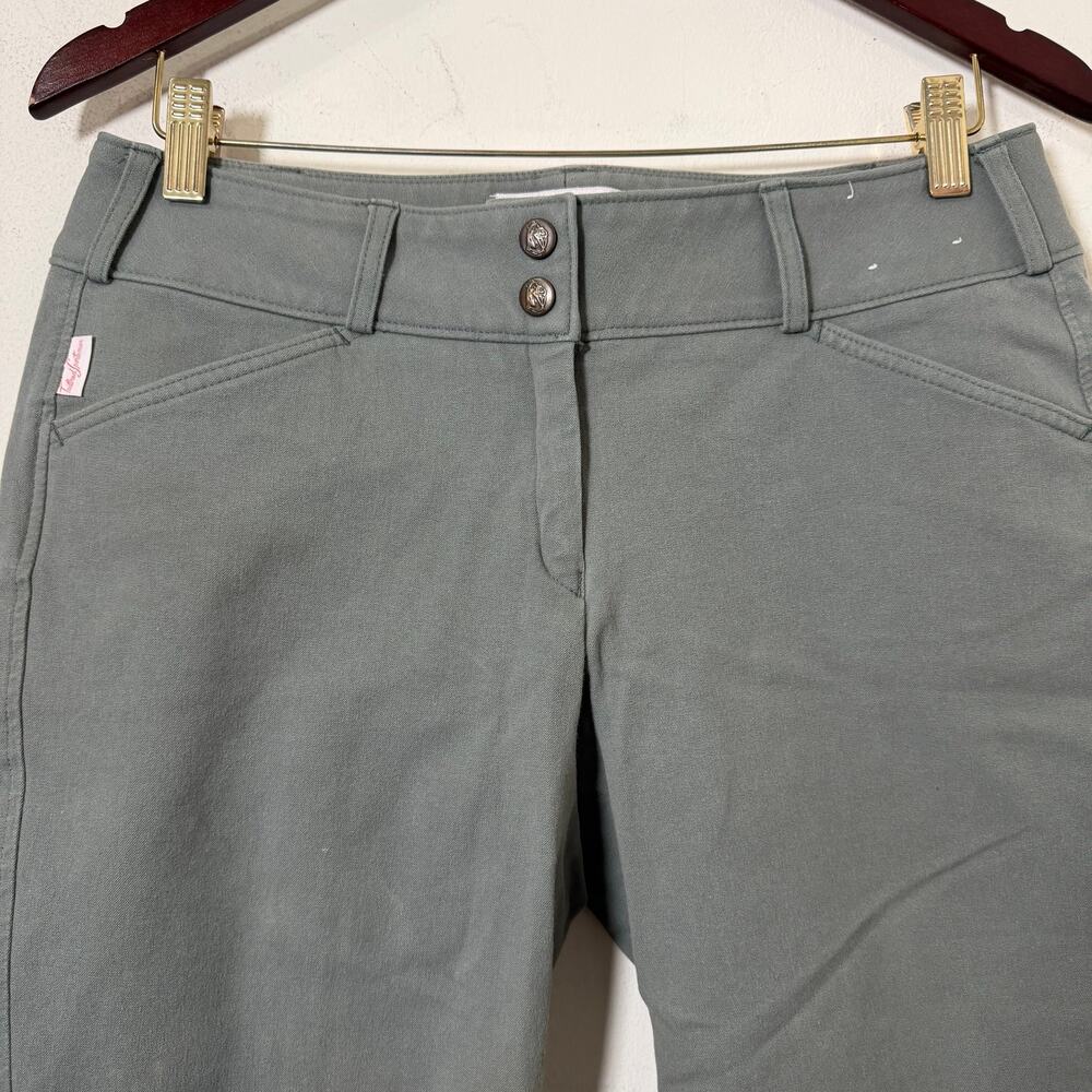 30 Tailored Sportsman Trophy Hunter Breeches Gray Sage Riding Pants Equestrian - Picture 4 of 11